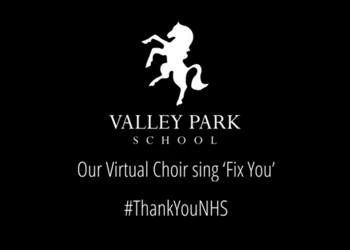 Valley Park School Virtual School Choir record song for NHS while in isolation
